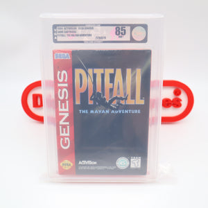 PITFALL: THE MAYAN ADVENTURE - VGA GRADED 85 NM+ SILVER! NEW & Factory Sealed! (Sega Genesis)