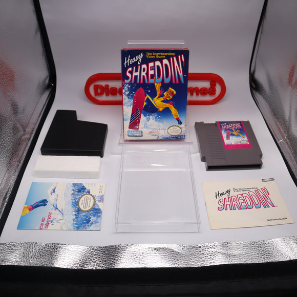 HEAVY SHREDDIN' / SHREDDING - Complete In Box with Extras - CIB! (NES Nintendo)