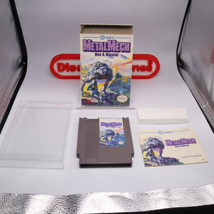 METAL MECH / METALMECH - Complete In Box - CIB! (NES Nintendo)