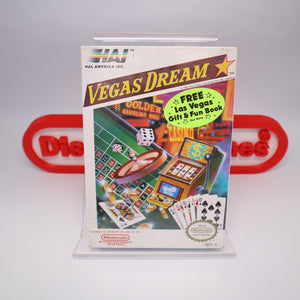 VEGAS DREAM (Las Vegas Special Combo Edition!) - NEW & Factory Sealed with Authentic H-Seam! (NES Nintendo)