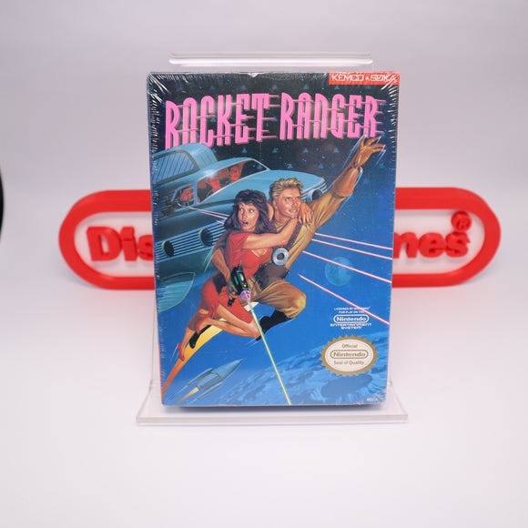 ROCKET RANGER - NEW & Factory Sealed with Authentic H-Seam! (NES Nintendo)