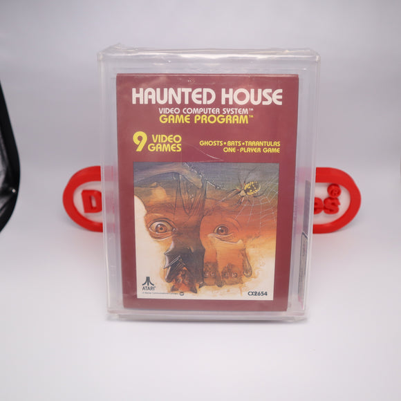 HAUNTED HOUSE - VGA Graded 85+ UNCIRCULATED! NEW & Factory Sealed! (Atari 2600)