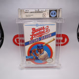 BASES LOADED II 2: THE SECOND SEASON - WATA GRADED 6.5 B! NEW & Factory Sealed with Authentic H-Seam! (NES Nintendo)