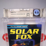 SOLAR FOX - NEW & Factory Sealed - WATA Graded 8.0 A+ (Atari 2600)