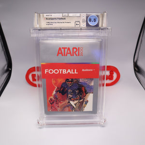 REALSPORTS FOOTBALL / REAL SPORTS - NEW & Factory Sealed - WATA Graded 8.5 A+ (Atari 2600)