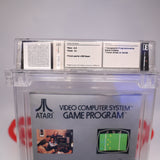 REALSPORTS FOOTBALL / REAL SPORTS - NEW & Factory Sealed - WATA Graded 8.5 A+ (Atari 2600)