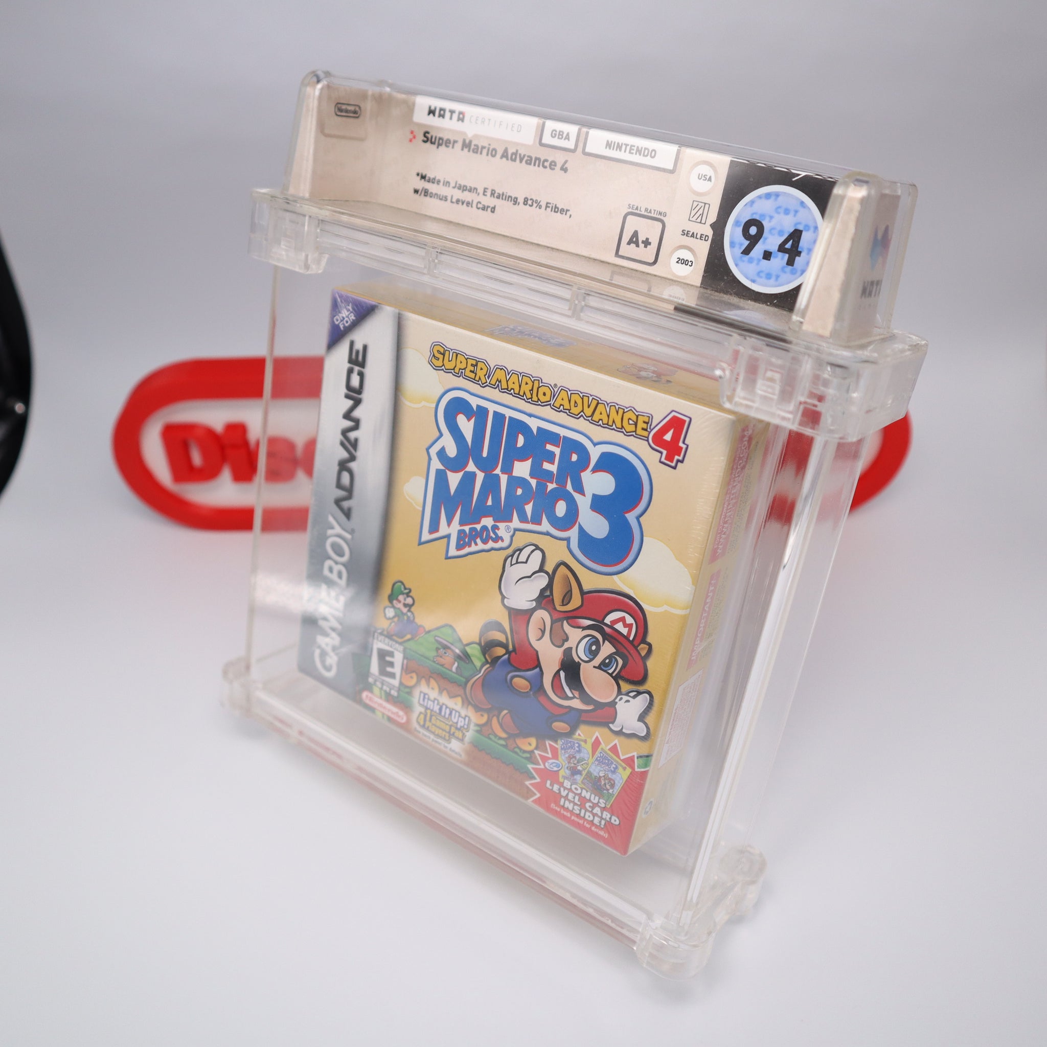 Super Mario Bros 3 Wata 9.6 Sealed A+ Pal Nintendo Gameboy Advance 4 Pop 1  45496733384