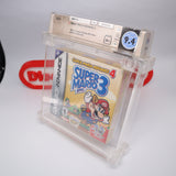 SUPER MARIO BROS. 3 / ADVANCE 4 - WATA GRADED 9.4 A+! NEW & Factory Sealed with Authentic H-Seam! (Nintendo Game Boy Advance GBA)