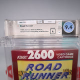 ROAD RUNNER - NEW & Factory Sealed - WATA Graded 9.4 A (Atari 2600)