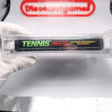 TENNIS - WATA GRADED 6.5 CIB! Black Box Game! (NES Nintendo)