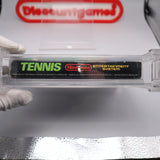 TENNIS - WATA GRADED 6.5 CIB! Black Box Game! (NES Nintendo)