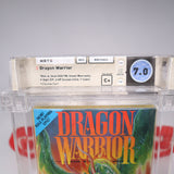 DRAGON WARRIOR I - WATA GRADED 7.0 C+! NEW & Factory Sealed with Authentic H-Seam! (NES Nintendo)