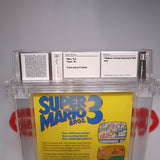 SUPER MARIO BROS. BROTHERS 3 - WATA GRADED 8.0 B+! NEW & Factory Sealed with Authentic H-Seam! (NES Nintendo)