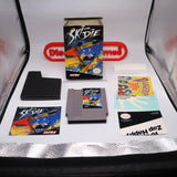 SKI OR DIE - Complete In Box with Extras - CIB! (NES Nintendo)