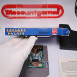 CAESARS PALACE / CAESAR'S - Complete In Box - BLOCKBUSTER STICKERS - CIB! (NES Nintendo)