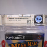 MEGA MAN ANNIVERSARY COLLECTION - WATA GRADED 9.6 A+! NEW & Factory Sealed! (PS2 PlayStation 2)