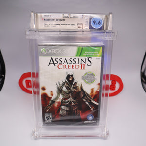 ASSASSIN'S CREED II 2 - NEW & Factory Sealed - WATA Graded 9.6 A+ (Xbox 360)