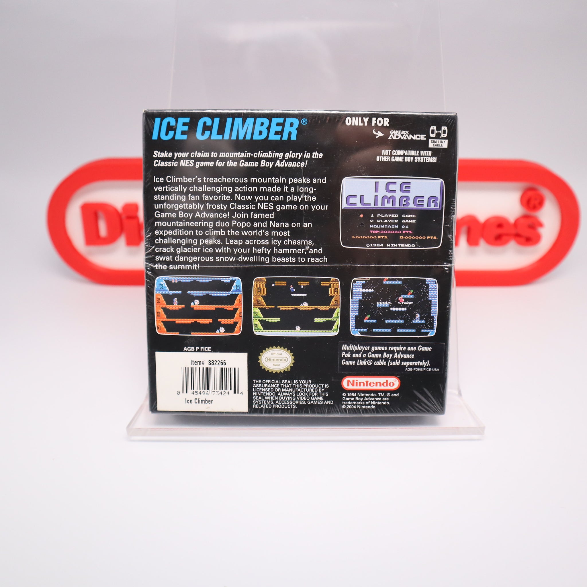 Gameboy Advance Classic Series Ice Climber Brand store New Sealed