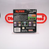 NES Classic Series DR. MARIO - NEW & Factory Sealed with Authentic H-Seam! (Game Boy Advance GBA)