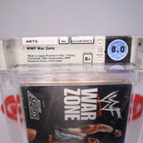 WWF WAR ZONE - WATA GRADED 8.0 B+! NEW & Factory Sealed with Authentic LTB-Seam! (N64 Nintendo 64)