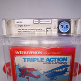 TRIPLE ACTION - NEW & Factory Sealed - WATA Graded 7.5 A++ (Intellivision)