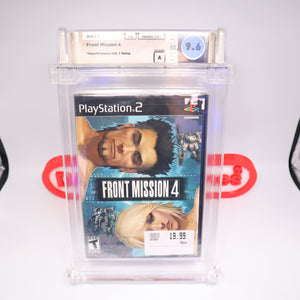 FRONT MISSION 4 - WATA GRADED 9.6 A! NEW & Factory Sealed! (PS2 PlayStation 2)