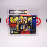 NINJA GAIDEN TRILOGY - VGA GRADED 85+! NEW & Factory Sealed with Authentic V-Seam! (SNES Super Nintendo)
