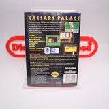 CAESARS PALACE - NEW & Factory Sealed with V-Overlap Seam! (Sega Genesis)