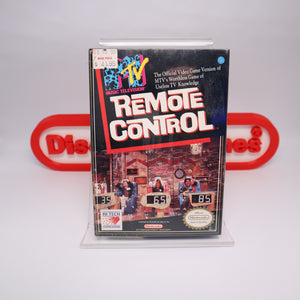 MTV'S REMOTE CONTROL - NEW & Factory Sealed with Authentic H-Seam! (NES Nintendo)