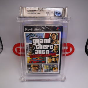 GRAND THEFT AUTO LIBERTY CITY STORIES - WATA GRADED 9.6 A+! NEW & Factory Sealed! GTA (PS2 PlayStation 2)