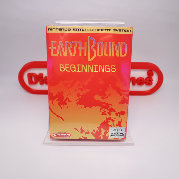 EARTHBOUND: BEGINNINGS - NEW & Factory Sealed! (NES Nintendo)  Earth Bound