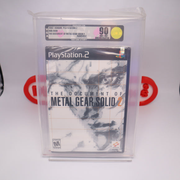 the document of metal gear solid 2 THE DOCUMENT OF METAL GEAR SOLID 2 - VGA GRADED 90 UNCIRCULATED