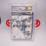 THE DOCUMENT OF METAL GEAR SOLID 2 - VGA GRADED 90 UNCIRCULATED - NEW & Factory Sealed! (PS2 PlayStation 2)