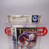 TOWERS: LORD BANIFF'S DECEIT - WATA GRADED 8.5 A! NEW & Factory Sealed with Authentic H-Seam! (Nintendo Game Boy Color GBC)