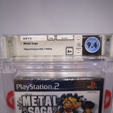 METAL SAGA - WATA GRADED 9.4 A+! NEW & Factory Sealed! (PS2 PlayStation 2)