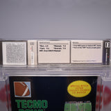 TECMO BOWL - WATA GRADED 7.5 CIB - Completed In Box! (NES Nintendo)