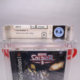 IRON SOLDIER 3 - WATA Graded 9.6 B! NEW & Factory Sealed! (PlayStation 1 / PS1)