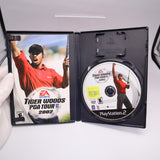 TIGER WOODS PGA TOUR 2002 - CIB / COMPLETED IN BOX! (PlayStation 2 PS2)