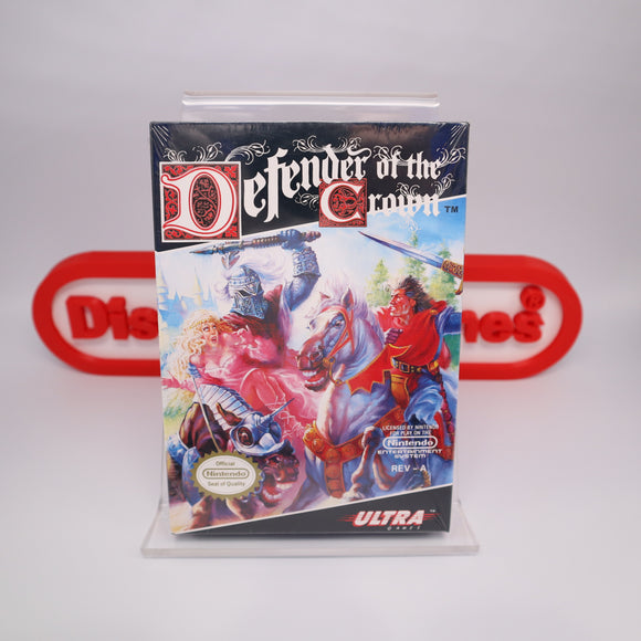 DEFENDER OF THE CROWN - NEW & Factory Sealed with Authentic H-Seam! (NES Nintendo)