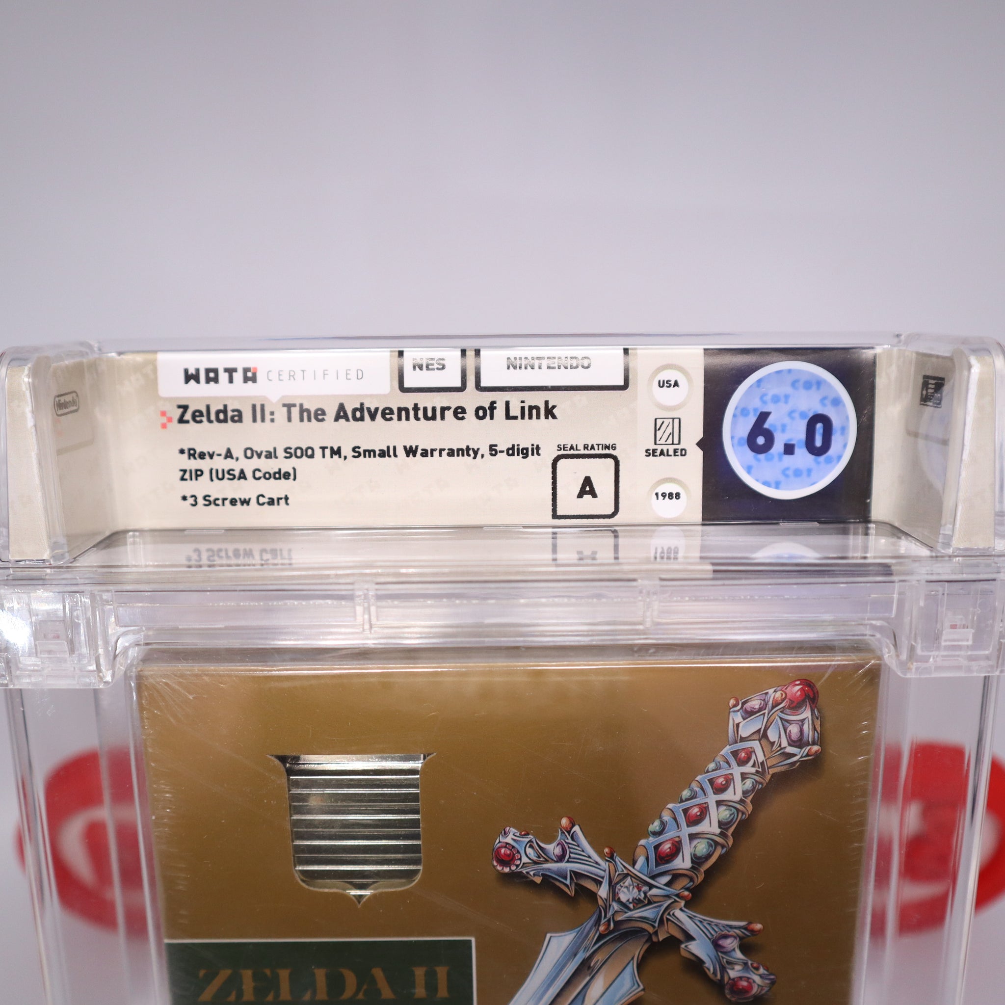 ZELDA II: THE ADVENTURE OF LINK - GOLD VERSION - WATA GRADED 6.0 A! NE –  DiscountGamesOnline