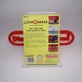 LOW G MAN - NEW & Factory Sealed!  Official Distributor Seal! (NES Nintendo)