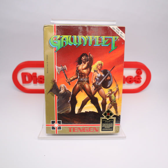 GAUNTLET - NEW & Factory Sealed with Authentic Tengen LTB Seam! (NES Nintendo)