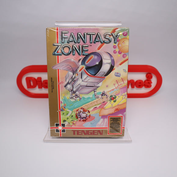 FANTASY ZONE - NEW & Factory Sealed with Authentic Tengen V-Overlap Seam! (NES Nintendo)