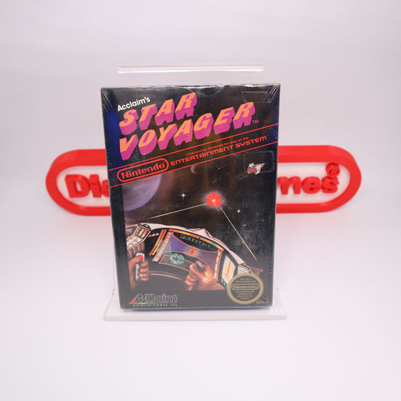 STAR VOYAGER - NEW & Factory Sealed with Authentic H-Seam! (NES Nintendo)