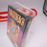 KINGS OF THE BEACH VOLLEYBALL - NEW & Factory Sealed with Authentic H-Seam! (NES Nintendo)
