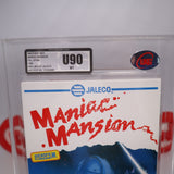 MANIAC MANSION - UKG VGA GRADED U90! UNCIRCULATED NEW & Factory Sealed PAL B Version! (NES Nintendo)