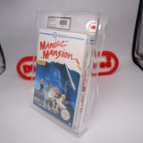 MANIAC MANSION - UKG VGA GRADED U90! UNCIRCULATED NEW & Factory Sealed PAL B Version! (NES Nintendo)