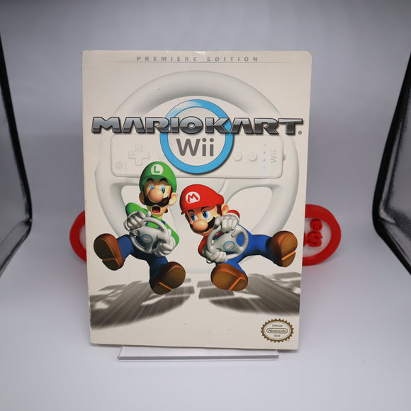 MARIO KART PREMIERE EDITION STRATEGY GUIDE for Nintendo Wii (Unused Poster Included)