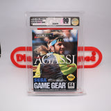 ANDRE AGASSI TENNIS - VGA GRADED 90 GOLD MINT - NEW & Factory Sealed! (Sega Game Gear)