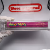 WARIO'S WOODS - WATA GRADED 8.5 A++! NEW & Factory Sealed with Authentic H-Seam! (NES Nintendo)
